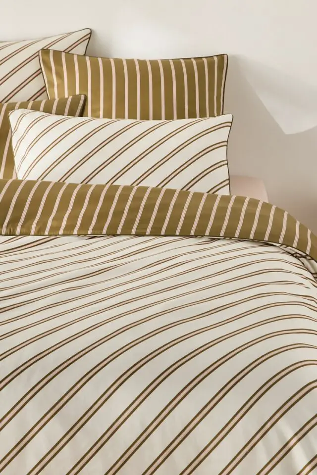 Housse de couette satin de coton élégante