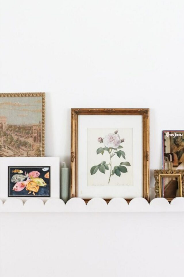 relooker étagère murale idée DIY vague décoration salon séjour à faire soi-même tuto relooker étagère murale idée DIY vague décoration salon séjour à faire soi-même tuto