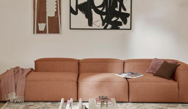 tendance déco salon 2026 couleur mobilier accessoires décoratifs canapé