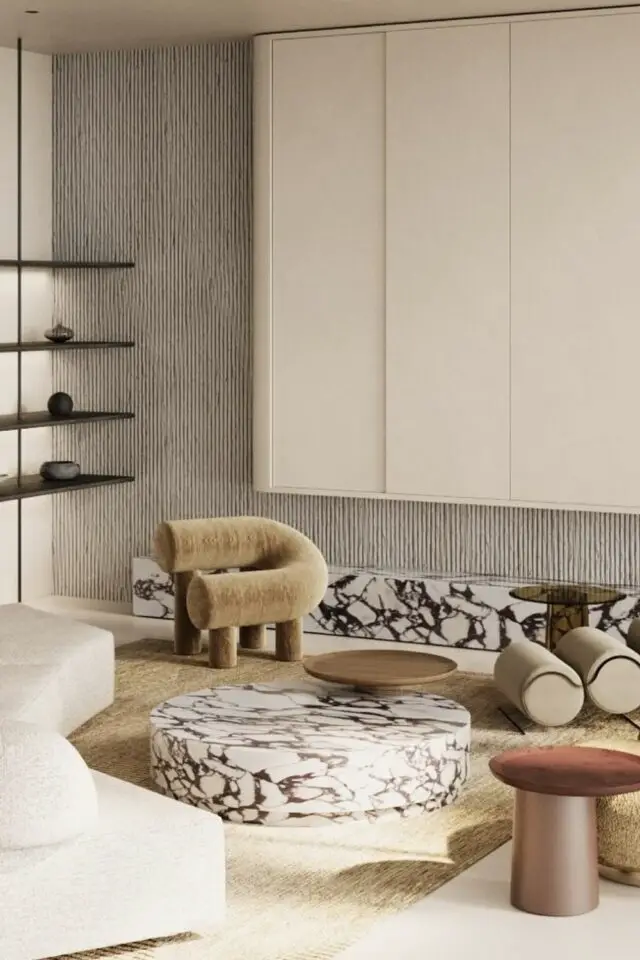 tendances salon 2026 mélange de matériaux naturels maximalisme équilibré marbre bois velours couleurs neutres tendances salon 2026 mélange de matériaux naturels maximalisme équilibré marbre bois velours couleurs neutres