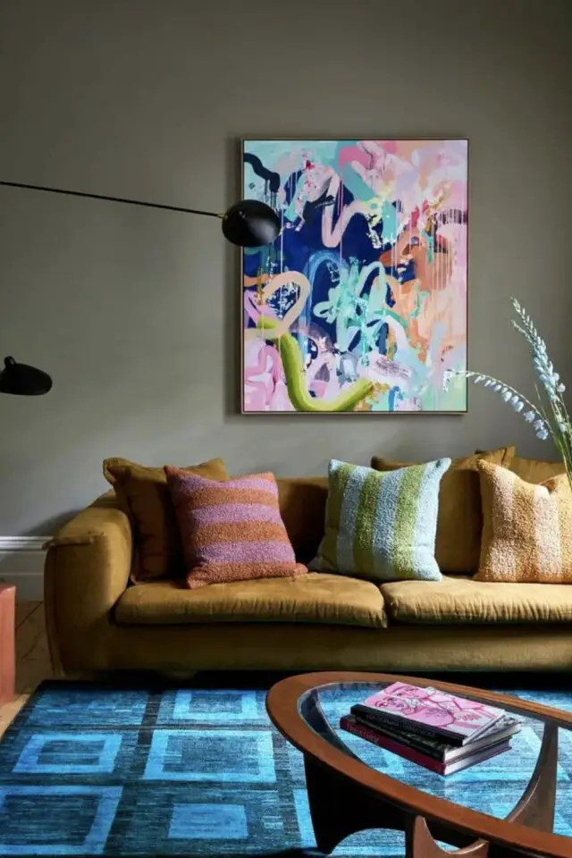 tendances salon 2026 tableau mural peint à la main freehand art tendances salon 2026 tableau mural peint à la main freehand art