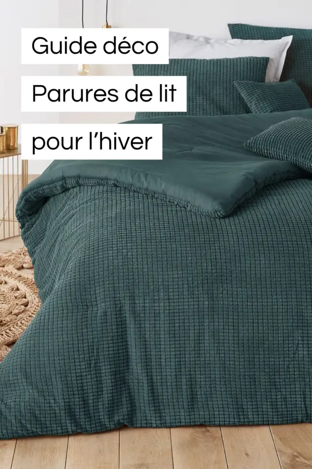 déco cosy parures de lit pour l'hiver 