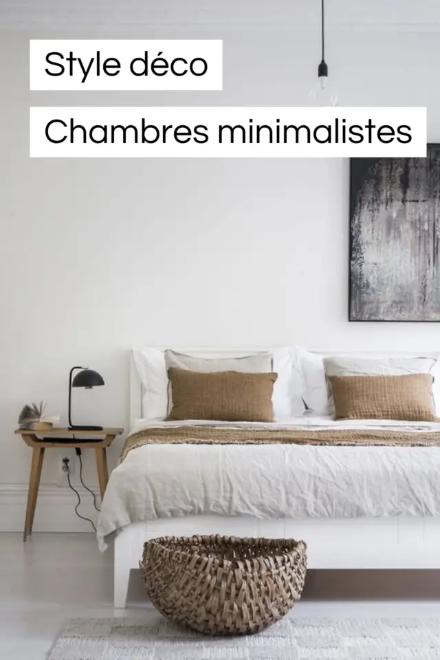 décoration intérieure neutre chambre adulte style minimaliste 