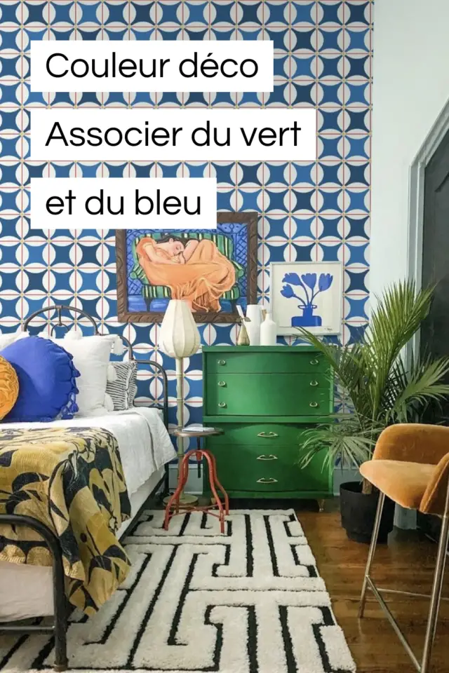 Associer du vert et du bleu – 13 exemples déco inspirants