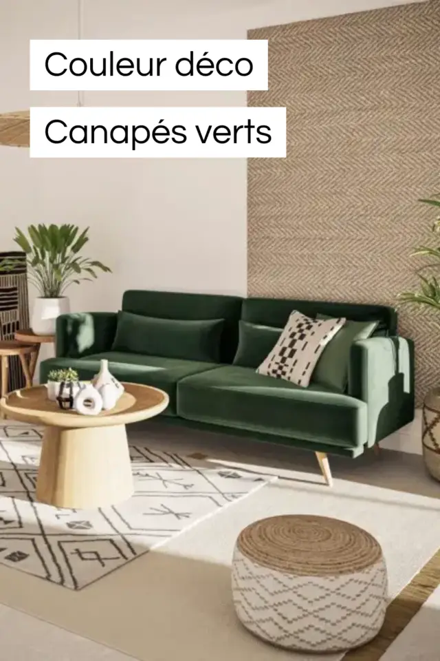 Où trouver un canapé vert moderne? sélection shopping