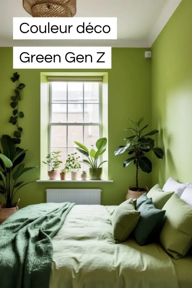 Green Gen Z, une nuance de vert pour une déco audacieuse