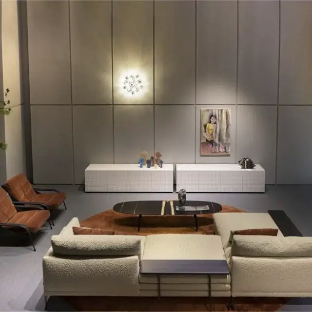 tendances 2026 salon Buffet Quaderna 756 plastique / L 204 x H 54 cm - Superstudio, 1972 / Plastique lamifié