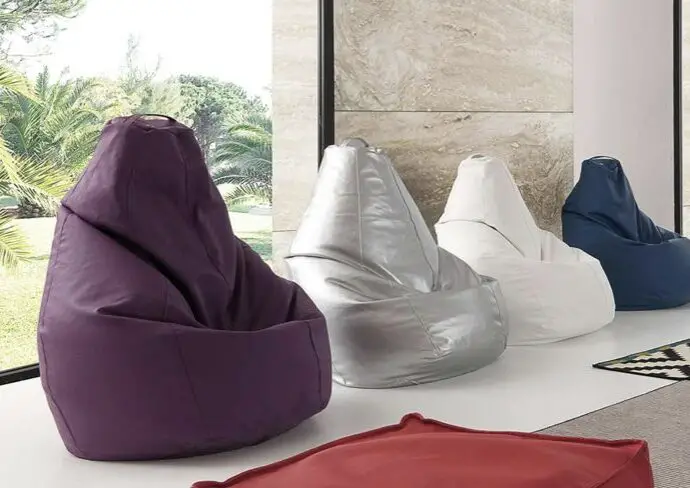 pouf sacco forme poire histoire design origine et symbole