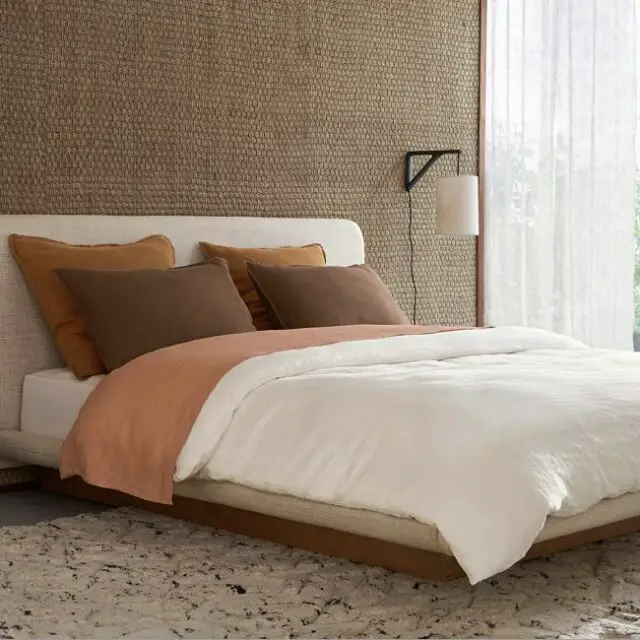 Housse de couette lin lavé