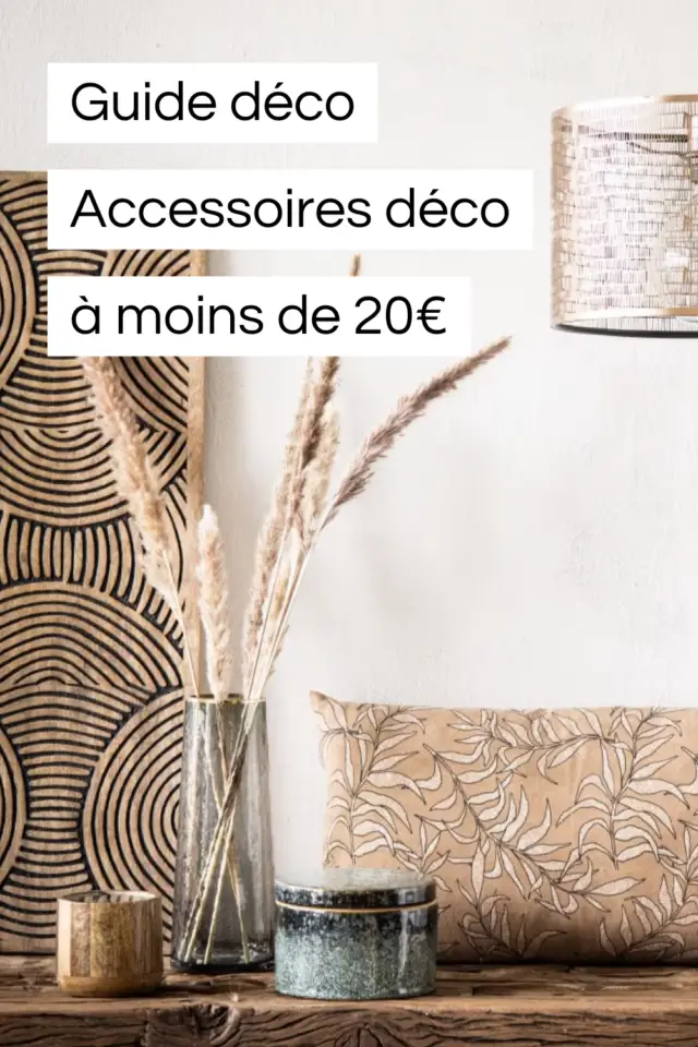 accessoires décoratifs petit budget moins 20 euros 