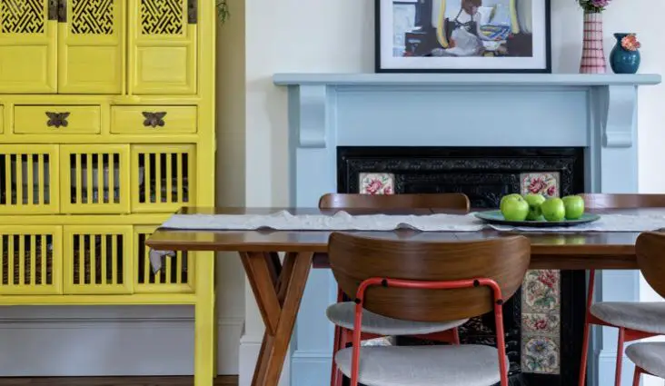 associer bleu et jaune dans sa déco exemple à copier inspirations