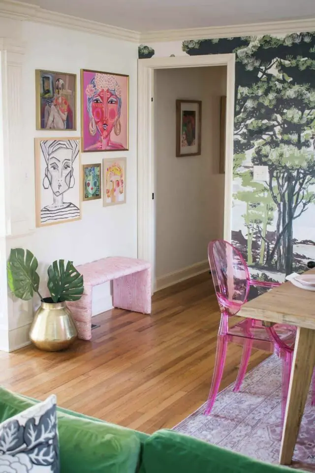 déco aménagement salle à manger 10 idées à copier déco mur galerie de cadres 