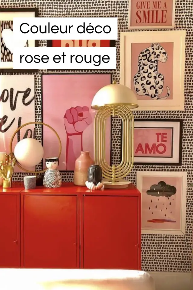 associer rouge et rose décoration associer rouge et rose décoration