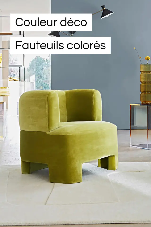 Fauteuils colorés pour mettre du peps dans le salon Fauteuils colorés pour mettre du peps dans le salon