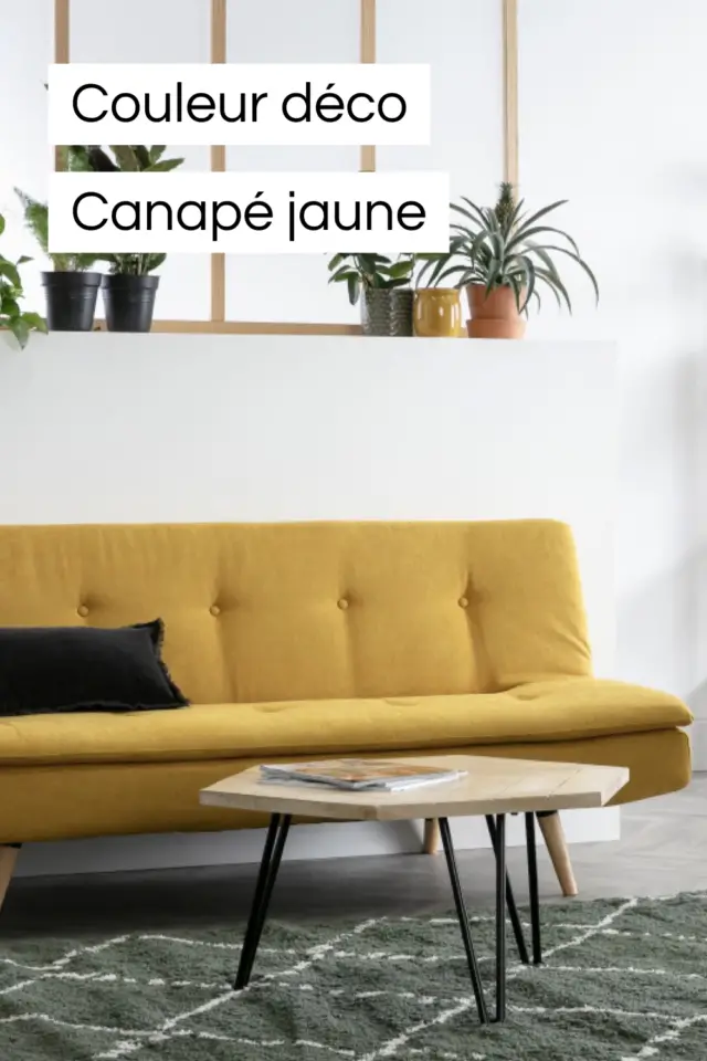 Sélection canapé jaune déco salon Sélection canapé jaune déco salon
