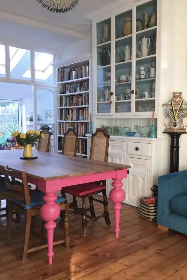 relooking salle à manger exemple peinture piètement bois et décapage plateau relooking salle à manger exemple peinture piètement bois et décapage plateau