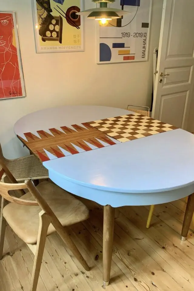 relooking salle à manger exemple moderne peinture originale relooking salle à manger exemple moderne peinture originale