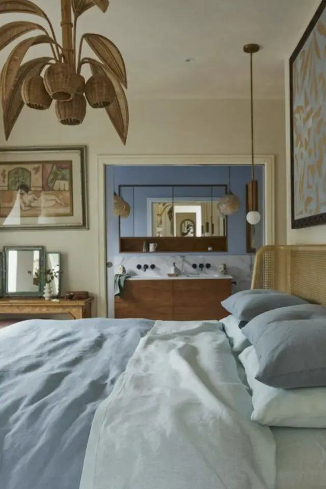 exemple chambre parentale moderne design contemporain suite parentale idée décoration intérieure à copier et à éviter 