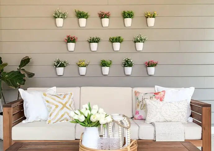 déco mur de terrasse 20 idées à copier arrière-cour patio