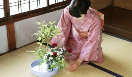 fleurs Ikebana composition florale japonaise