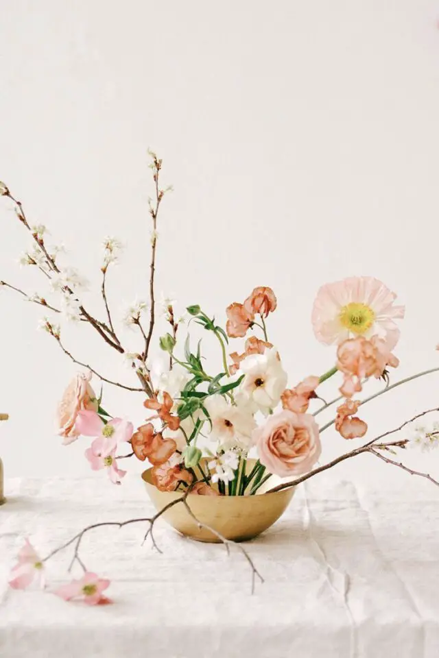 ikebana définition origine Japon composition florale minimaliste printemps DIY 