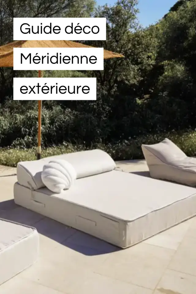 mobilier méridenne extérieure outdoor Guide déco petite terrasse et balcon 
