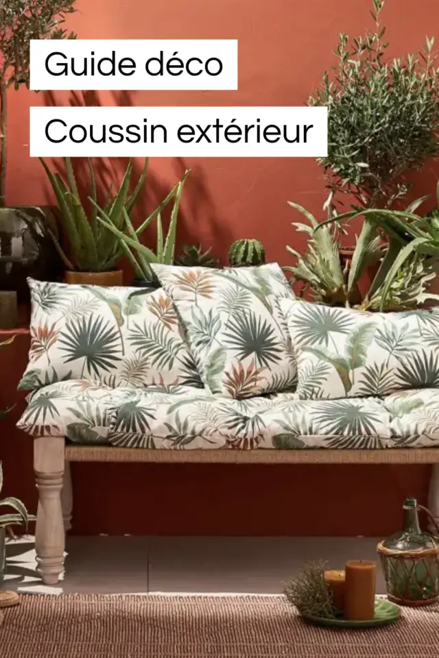 sélection de coussins imperméables extérieur Guide déco petite terrasse et balcon 