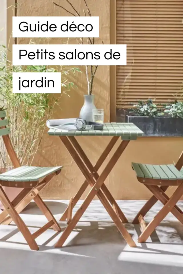 petit salon de jardin modernes Guide déco petite terrasse et balcon 