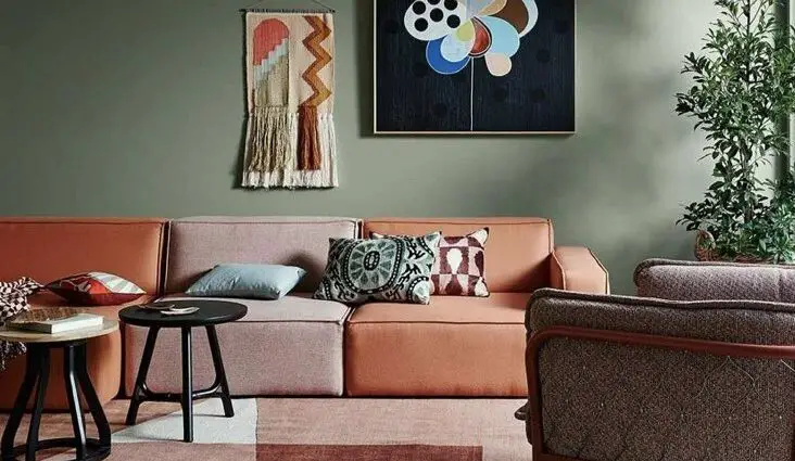 décoration terracotta et vert moderne ambiance earthy maison