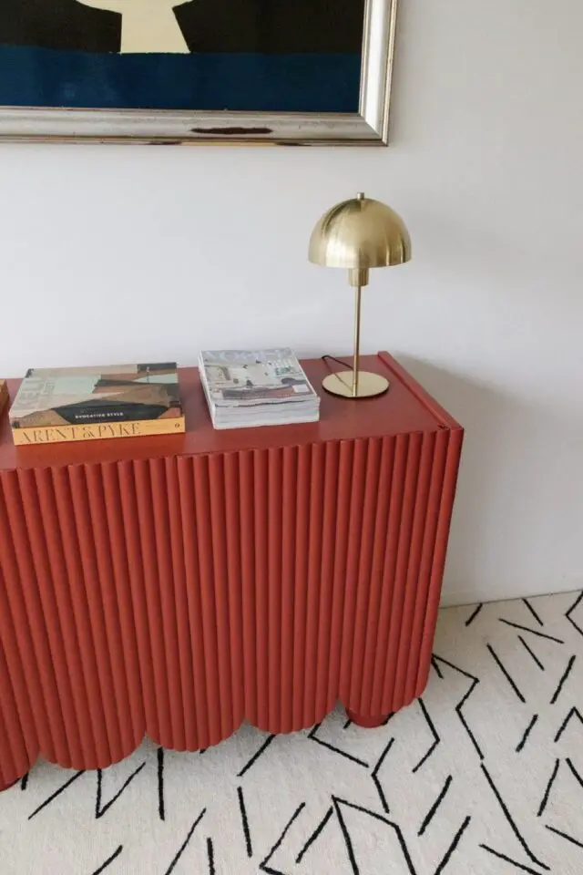 meuble buffet de salon upcycling relooking moderniser texture couleur 