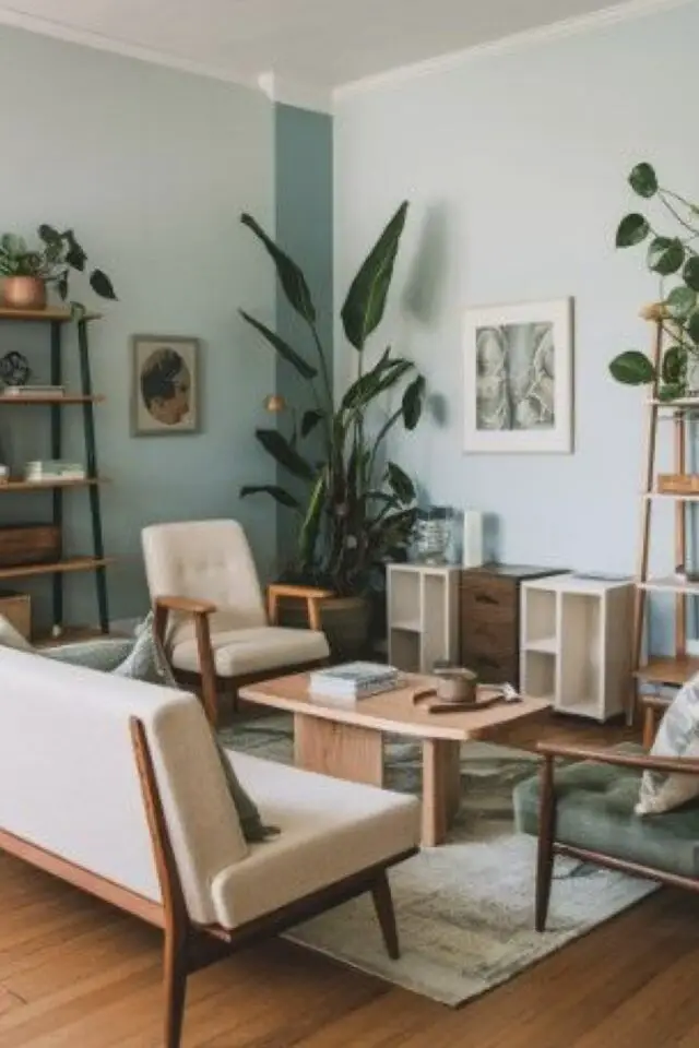 créer une ambiance plus slow dans le salon peinture éco-friendly 