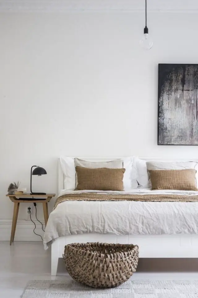 déco de chambre adulte ambiance moderne désencombrée 