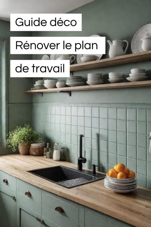 guide déco bricolage comment rénover un plan de travail