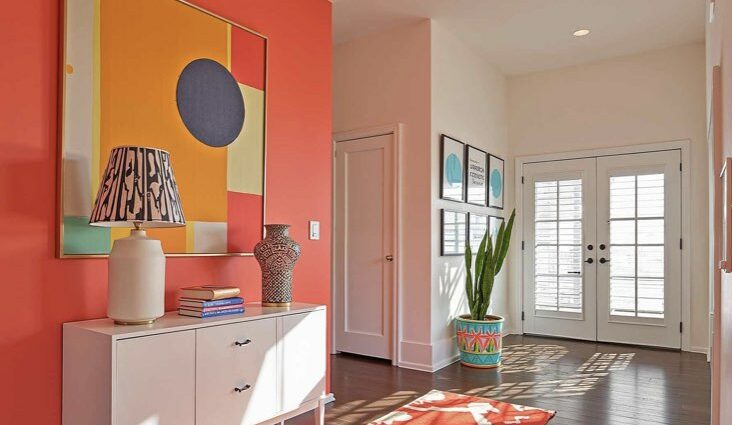 quelle couleur choisir pour décorer un hall d'entrée