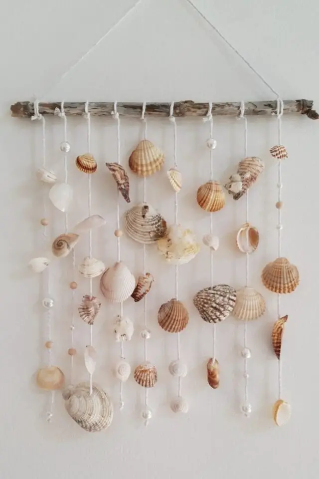 décoration murale à faire soi-même bricolage été adulte bois flotté coquillage ficelle décoration murale à faire soi-même bricolage été adulte bois flotté coquillage ficelle