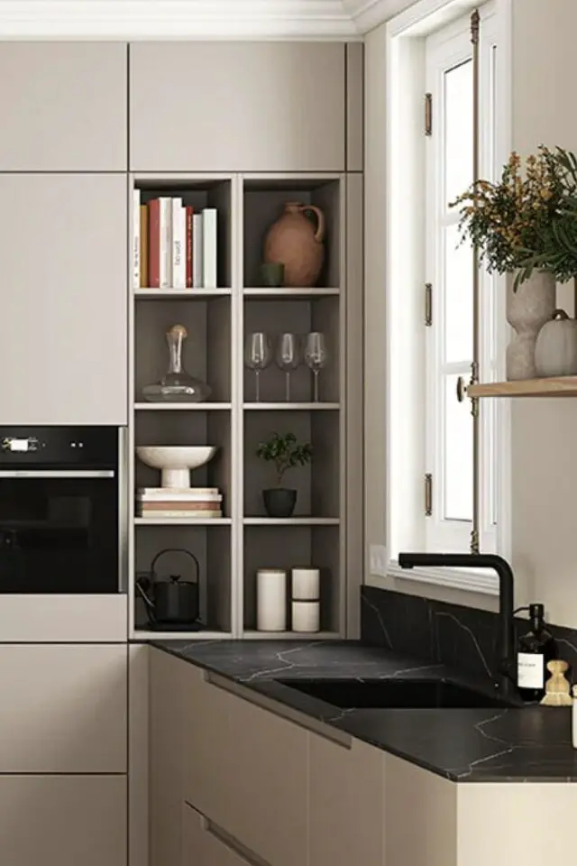Décoration rénovation cuisine modèle tendance couleur beige chaleureux Décoration rénovation cuisine modèle tendance couleur beige chaleureux