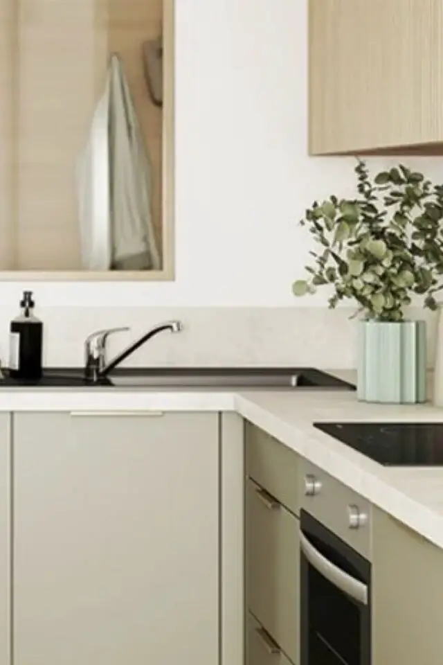 meuble de cuisine couleur tendance et moderne vert sauge clair ambiance nature meuble de cuisine couleur tendance et moderne vert sauge clair ambiance nature