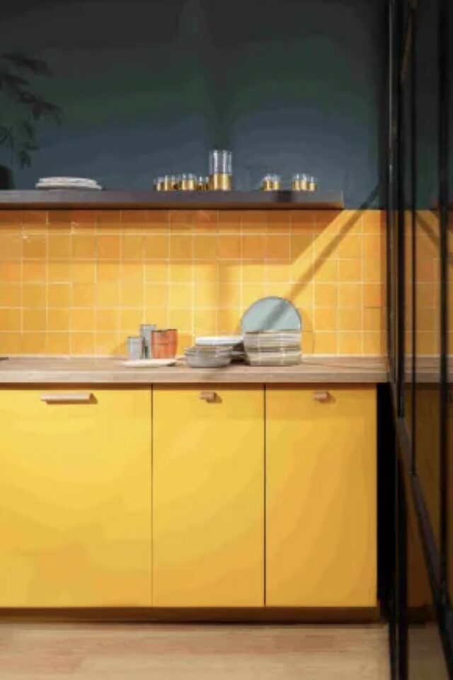 idée cuisine couleur moderne et tendance jaune ambiance joyeuse et original idée cuisine couleur moderne et tendance jaune ambiance joyeuse et original