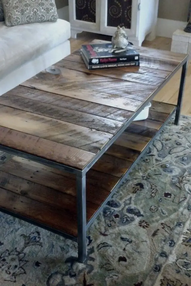 table basse en palette étape par étape liste matériel nécessaire DIY déco 