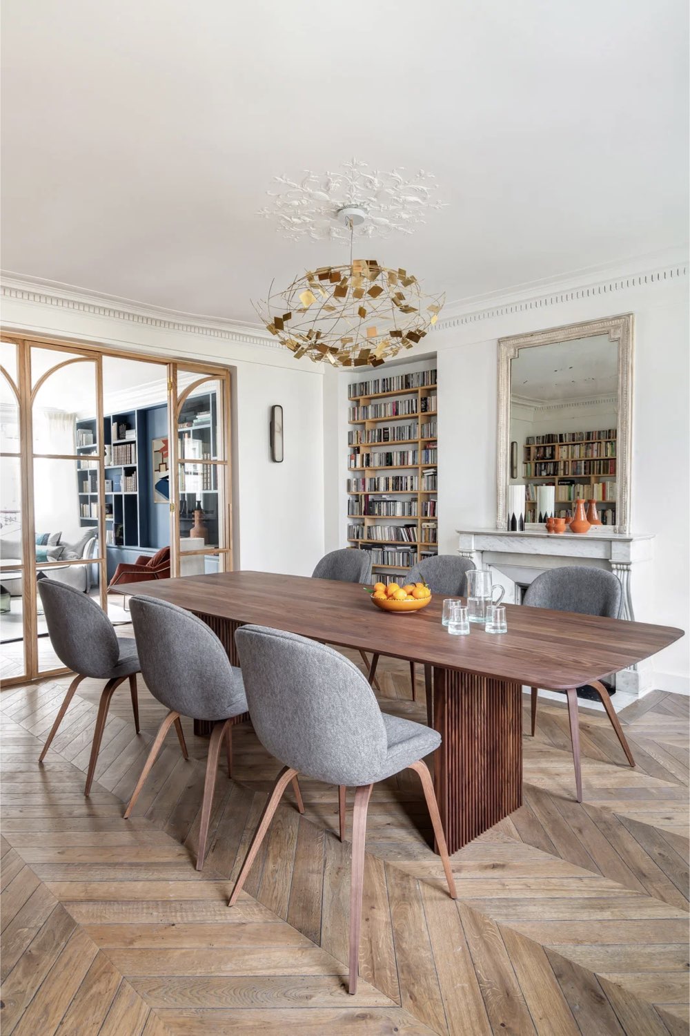séparation salle à manger et salon menuiserie sur mesure porte vitrée verrière bois et verre séparation salle à manger et salon menuiserie sur mesure porte vitrée verrière bois et verre