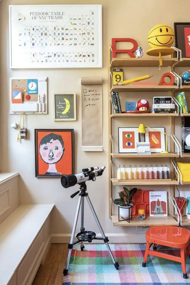 déco chambre enfant salle de jeux étagère murale rangement jouets affiches tableaux rouleau de papier pour dessiner déco chambre enfant salle de jeux étagère murale rangement jouets affiches tableaux rouleau de papier pour dessiner