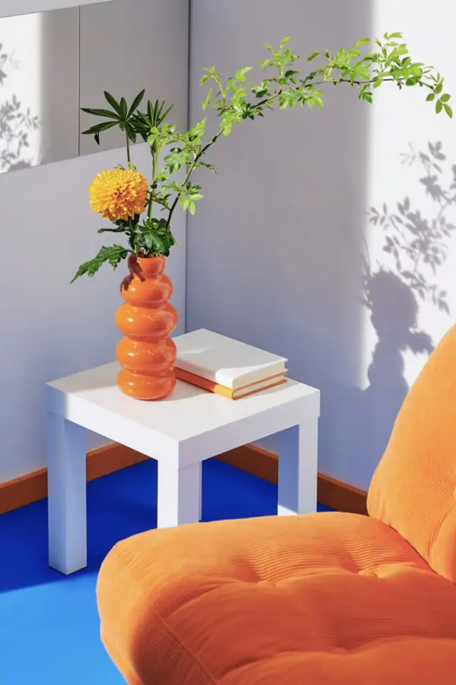 Vase orange design KÄLLARHALS idée déco IKEA colorée Vase orange design KÄLLARHALS idée déco IKEA colorée