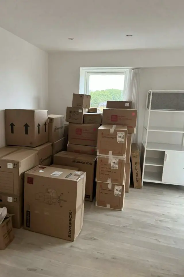 Emménagement essentiels se sentir rapidement chez soi carton rangement organisation pièce 