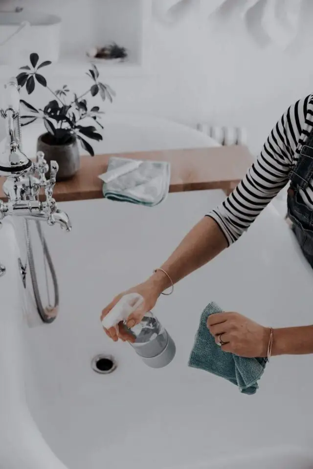 liste de produits à avoir cuisine salle de bain chambre pièce de vie guide emménagement essentiel de nettoyage 