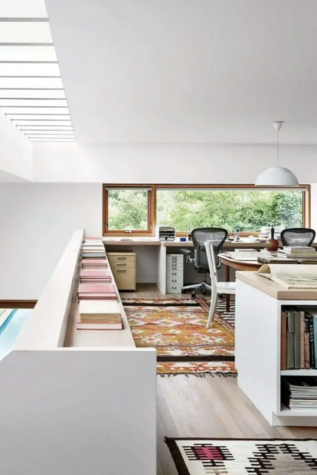 architecture maison individuelle solution fenêtre à claire-voie horizontale salle à manger mezzanine architecture maison individuelle solution fenêtre à claire-voie horizontale salle à manger mezzanine