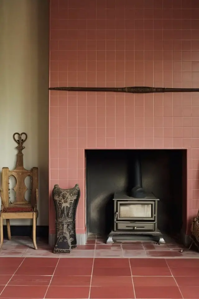 relooking carrelage cheminée idée déco et conseils pour mener à bien son projet bricolage 