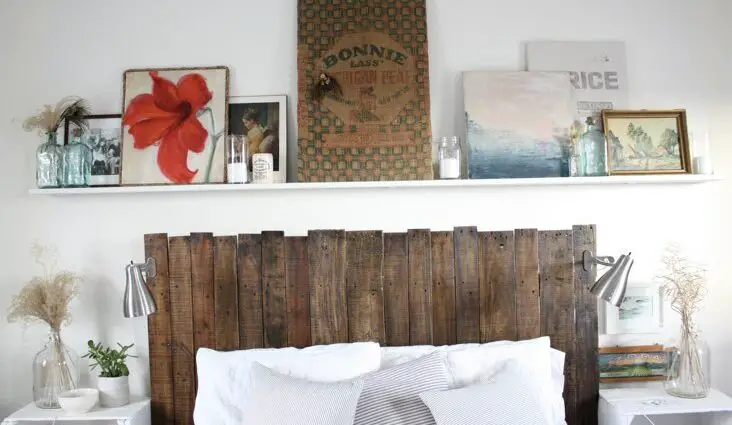 idée diy tête de lit palette décoration de chambre chaleureuse