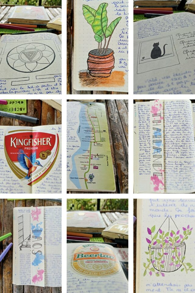 journal de voyage n°2 dessin collage plusieurs pages journal de voyage n°2 dessin collage plusieurs pages