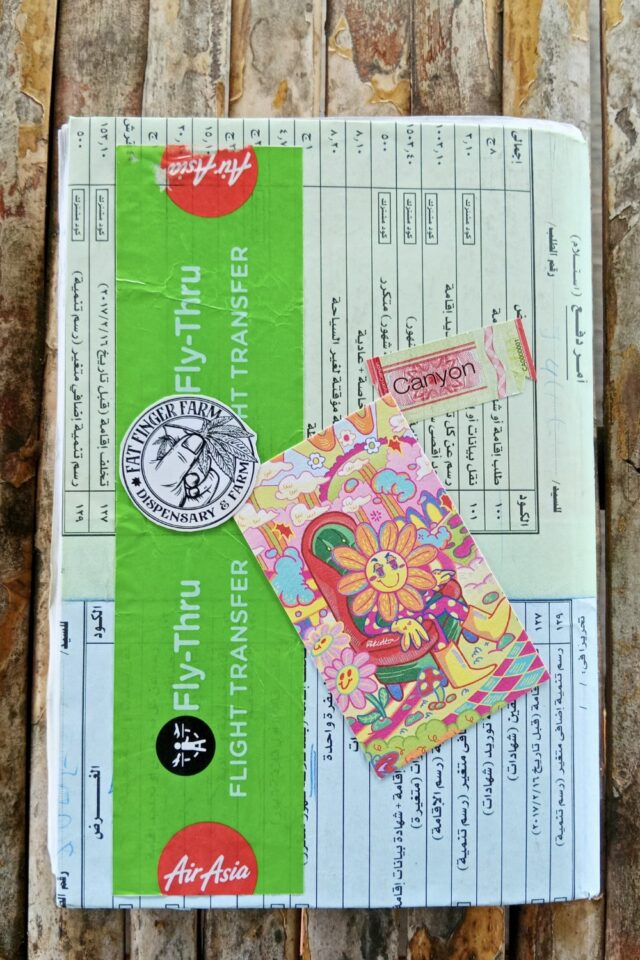 couverture de carnet de voyage faite à la main papier coloré langue étrangère carte de visite stickers d'aéroport couverture de carnet de voyage faite à la main papier coloré langue étrangère carte de visite stickers d'aéroport